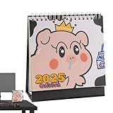 2025年カレンダーデスク | To Doリスト デイリーマンスリースケジュールテーブルプランナー | 2025年漫画カレンダーマンスリーデイリープランナースケジュールテーブルプランナー