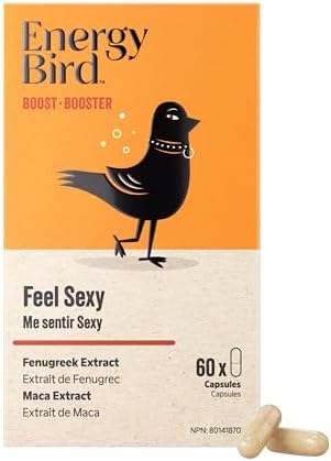 Energy Bird: Feel Sexy Supplements | Cell Protection from Oxidative Damage & Emotional Aspects of Sexual Health | 60 capsules