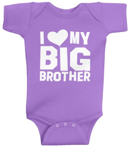 Image of Threadrock Unisex Baby I Love My Big Brother Bodysuit