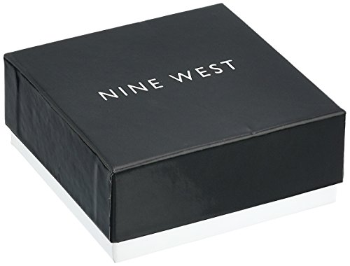 Nine West Women's Crystal Stretch Bracelet Silver Tone3