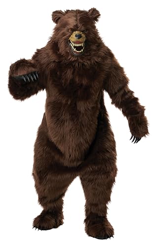 California Costumes: Deluxe Grizzly Bear Costume with Moveable Jaw Mask