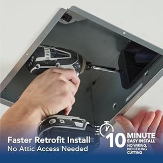 Broan-Nutone® Bathroom Exhaust Fan, 50 CFM Modern Grille, Energy Star Fan, 2.0 Sones