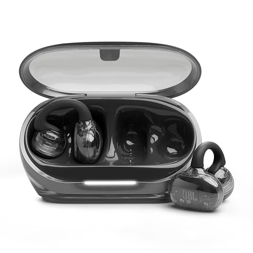 JBL Soundgear Clips 完全ワイヤレスイヤホン/オープンイヤー/イヤーカフ/低音ブースト/急速充電対応/マルチポイント/IP54防塵防水/音漏れ軽減/Bluetooth5.4/ブラック/JBLSNDGEARCLBLK