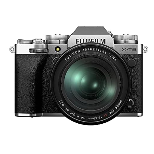 Fujifilm X-T5 Cámara Digital Mirrorless con Objetivo Zoom XF16-80mm/F4 R OIS WR Silver | Ya disponible en tu tienda friki favorita! En mundofriki.es!