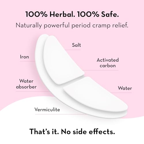 Image of Plush 8+ Hour Instant Cramp Relief Heating Patch (Pack of 2) | 100% Herbal & Safe | Air Activated | No Side Effects