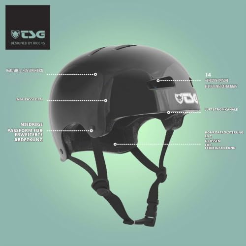 TSG Helm Evolution Solid Color, weiß (satin white), L/XL, 75046 – Ansicht 4