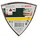 Bosch Home and Garden DIY 25tlg. Schleifblatt Set verschiedene Materialien für Deltaschleifer (Körnung 60, 6 Löcher) 2607019488