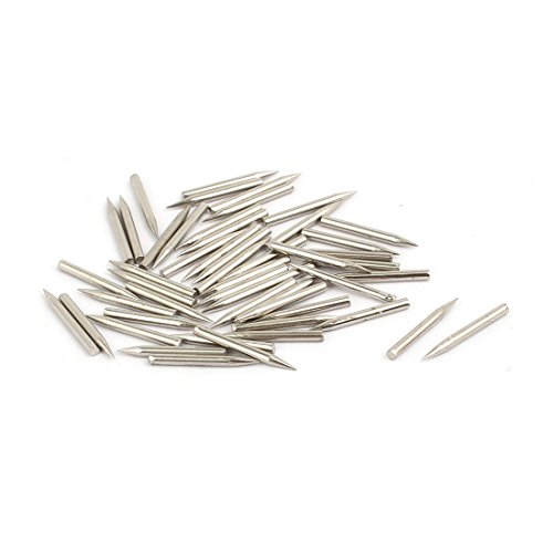 Aexit 1.4mm x fastener 14mm Carbon Steel Non-Head Siding Wall Cement Nail 50pcs Model:41as79qo265