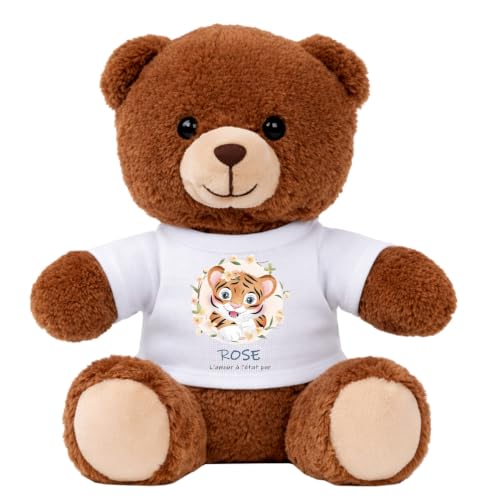 Ours bébé en peluche rose pour une liste de naissance idéale