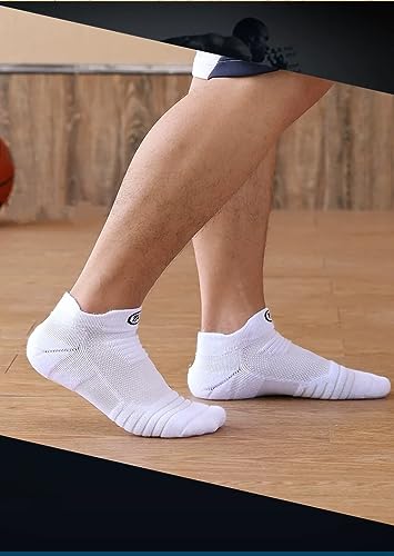 Image of Ankle Athletic Socks, 3 Pairs Anti-slip Cushioned Breathable Sports Socks for Men&Woman
