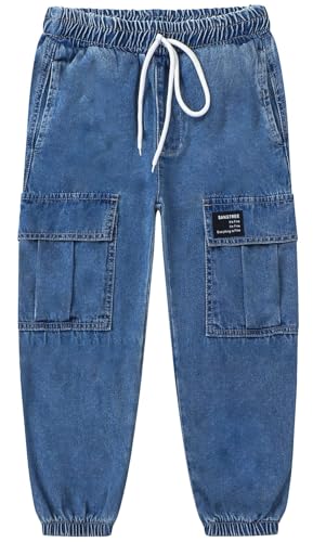 SANGTREE Girls & Womens Drawstring Cargo Jogger Pants,3 Years - Women 3XL2