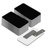 Black Name Tag Blanks – 25 Pack, 1.5