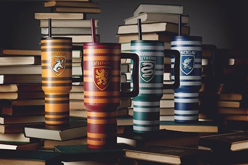 Image of Simple Modern Harry Potter 40 oz Tumbler with Handle and Straw Lid | Insulated Reusable Stainless Steel Water Bottle Travel Mug | Gifts for Women Men Him Her | Trek Collection | 40oz | Ravenclaw Scarf