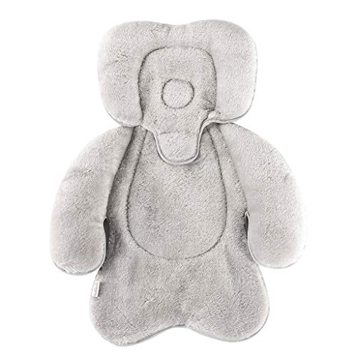 Kakiblin 3 In 1 Baby Stroller Seat Cushion, Toddler Car Seat Pad Baby Head Pillow Neck Support Cushion For Newborn And Toddler, Grey #TOP4