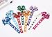 KAFUN 8PCS Cheer Pin Me Ribbon Cheerleader Pin Me Bow Cheer Bow Keychain with Rhinestones Cheerleading Sports Accessory Gift