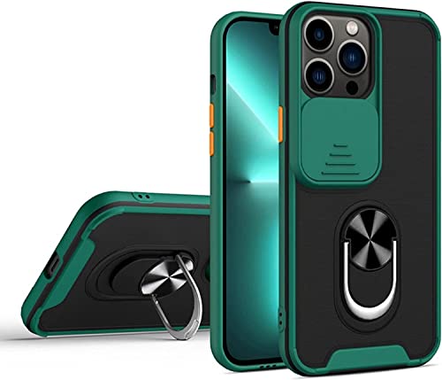 Coque iPhone 13 Pro Max antichoc verte, étui robuste avec protection caméra haut de gamme