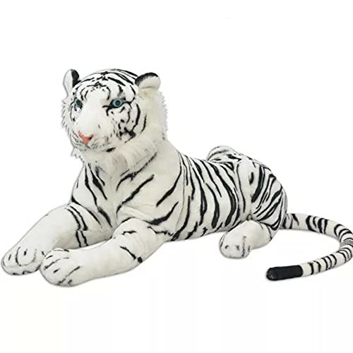 Image of Tickles Tiger Soft Stuffed Plush Animal Toy for Kids Boys & Girls Birthday Gifts (Color: White Size: 30 cm)
