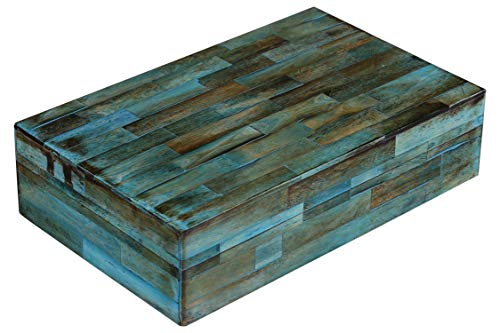 Handicrafts Home Verdigris Collection, Storage Organizer Decorative Box Multipurpose Gift - Verdigris 8x5x2