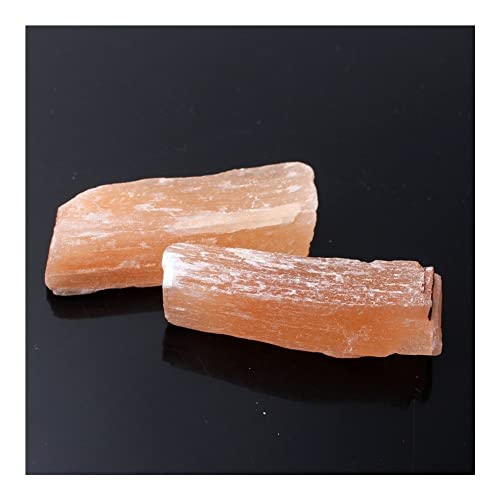 Gypse orange sélénite de 61g-80g idéal pour projet de bijouterie - 6