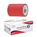 Dynarex 3277 Sensi-Wrap Self-Adherent Bandage Roll, Red, 2