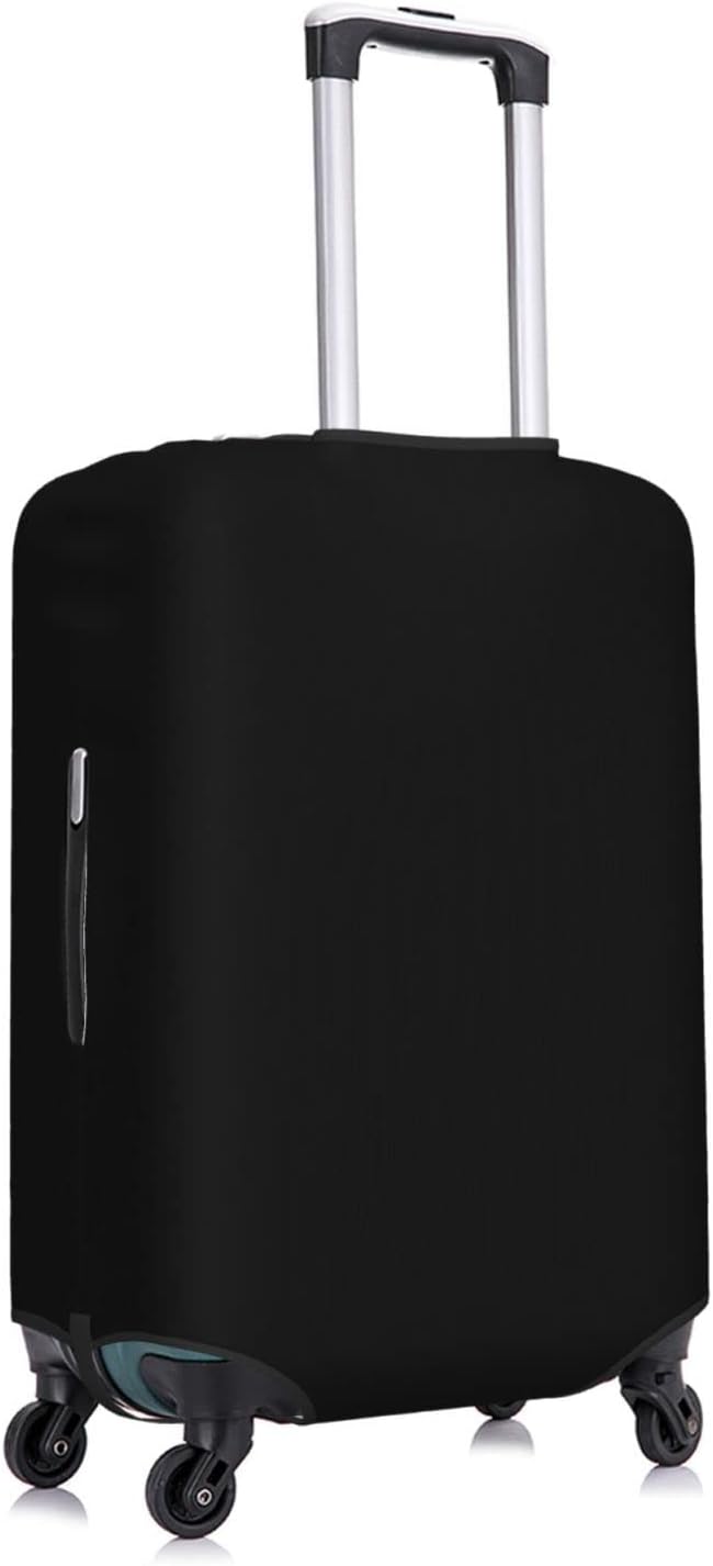 review Custom Double-Sided Printed Luggage Cover Elastic Travel Suitcase Protector Covers Customized Design Your Personalized Photo Logo Name Text Washable Baggage Gear, L Fits 25-28 Inch Luggage