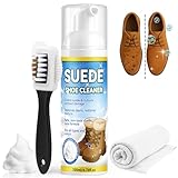 AstraVox Multipurpose Suede Shoe Cleaner Kit, Sneaker Cleaner with Brush and Towel, Suitable for Suede, Leather, Nubuck (200ml)