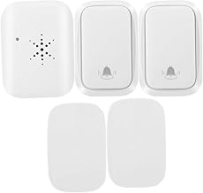 Campainha sem fio IP68 à prova d'água 4 campainhas e campainhas + 1 receptor] Receptor transmissor