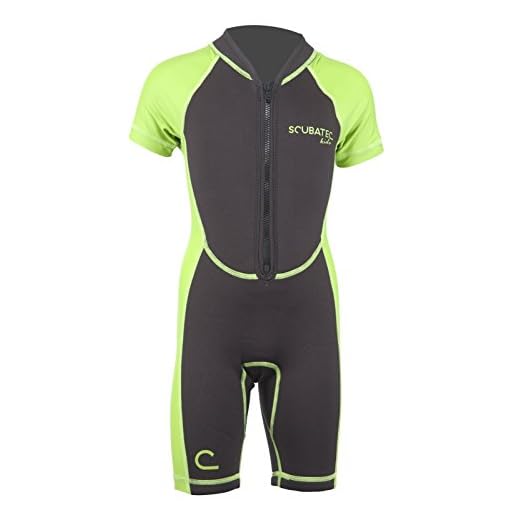 Scubatec Neopren-Lycra Kindershorty, grün, 104-110 (XXS)