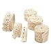 Produktbild THETHO 6 Rolle Vintage Spitzenband, Borte Beige aus Baumwolle, Dekoband Zierband, Spitzenborte für Nähen Handwerk Weihnachtsdekoration Hochzeit Deko Scrapbooking