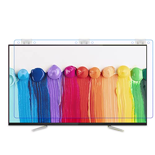 WSHA Protezione Schermo TV 32-65 Pollici Anti Blue Light/Anti Scratch/Anti-Fingerprint Film, per LCD, LED, 4K OLED & QLED e Screen Curved,49'(1095x644)