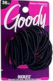 Goody Elástico para el cabello Negro, 36 unidades, Producto eficiente y cómodo