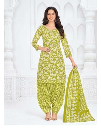 Image of Yashika Unstiched Crepe dress materials | Crepe Salwar Suit for women with dupatta | suit material for women unstitched