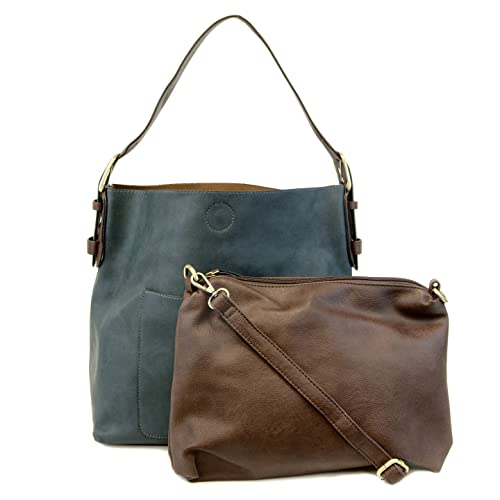 Image of Joy Susan Womens Faux Leather: Hobo 2-in-1 Handbag