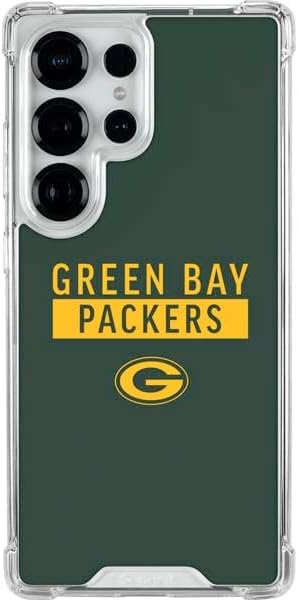 Skinit Clear Phone Case Compatible with Galaxy S25 Ultra - Officially Licensed NFL Green Bay Packers Team Motto Design