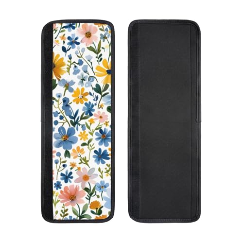 Image of Romantic Flowers Refrigerator Door Handle Covers Neoprene Fridge Door Handle Covers Washable Non-Slip Protector for Fridge Dishwasher Appliance Handle Covers, Keep Your Kitchen Clean,2 Packs
