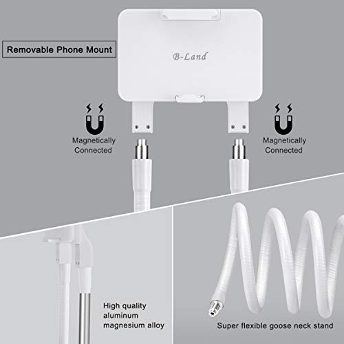 B-Land Cell Phone Holder, Universal Mobile Phone Stand, Lazy Bracket, DIY Flexible Mount Stand with Multiple Function