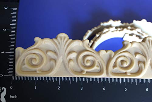 FLEXTRIM Royal Crown Design - 5/16\" x 2\" Wide x 108\" Long Flexible Crown Molding (RYLCR2)