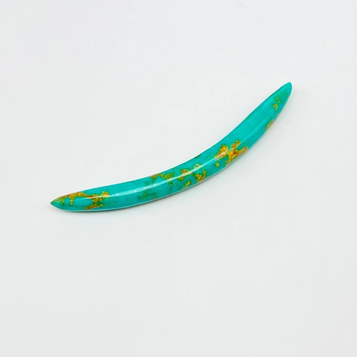 Uni Craft Turquoise Crystal Tribal Septum Piercing, 12g to 1/2 in, Custom Sizing