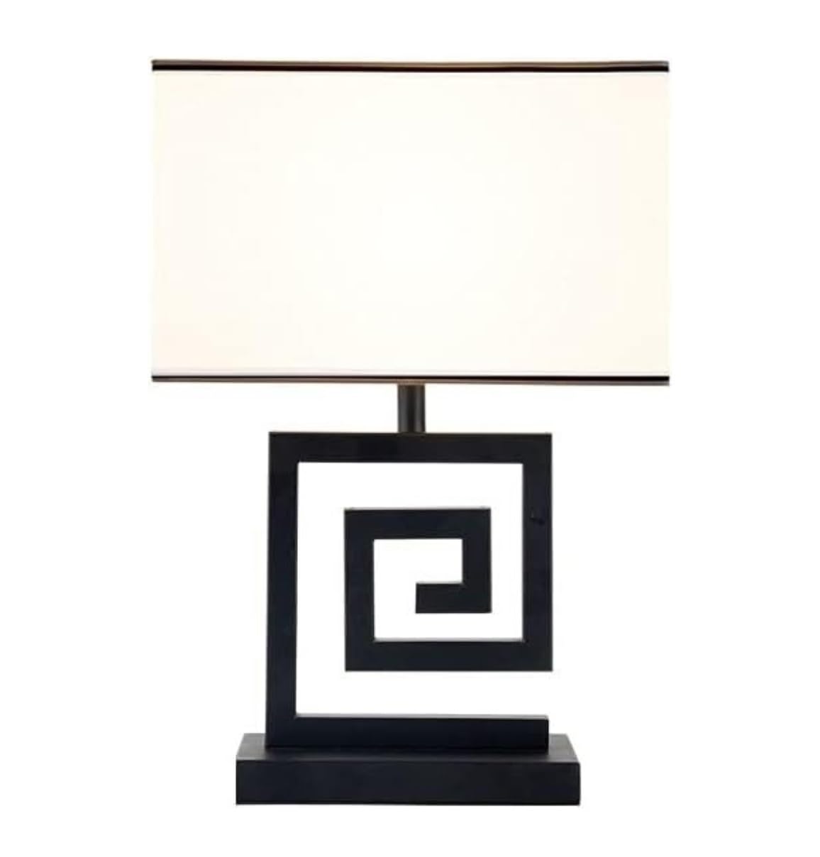 Lampada da Tavolo Lampade Luce da Comodino Stile Cinese Ferro con Paralume in Tessuto Comodino per Soggiorno Camera da Letto Scrivania (Colore: A Dimensioni