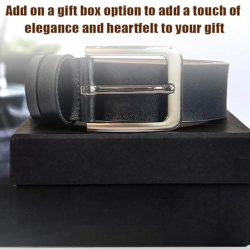 Belt Reminder We Love You For Dad - Personalized Engraved Leather Belt, Even When We're Not Close By We Love and Appreciate You Belt, Unique Happy Father's Day Gifts for Husband Dad Him4