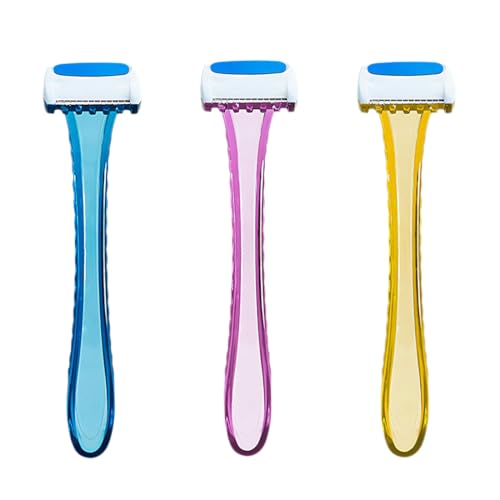 NHQZ 3pcs cuchillas de afeitar mujer cuchillas zona intima cuchill maquinilla de afeitar Navajas de Línea de Bikini Maquinilla de Afeitar de Belleza Tipo T Recortador de Axilas Pequeño de Personal