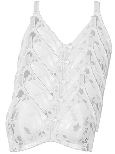 Preisvergleich Produktbild Naturana 5er Sparpack Minimizer-BH 5363 = 100-C in Weiss