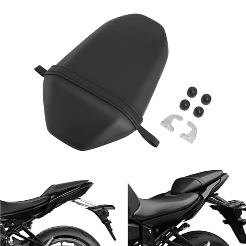 Selle passager arrière MT07 finition noire premium et fixations précises