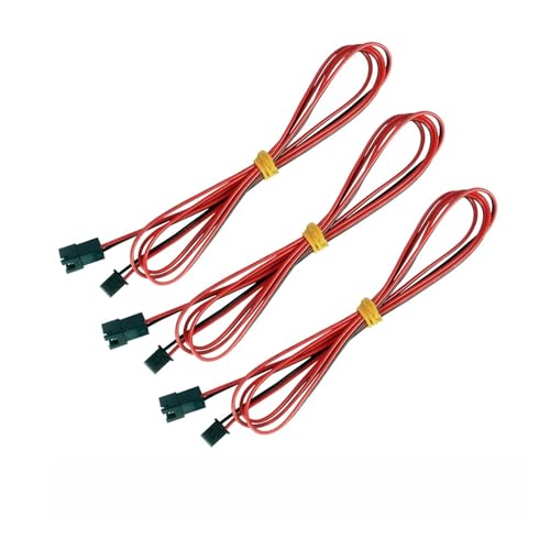 wenwendianzi 3D Printer Parts Cooling Fan Extension Cable 2pin XH2.54 Connection Line Lengthen Wire Female To Male 1M 2m