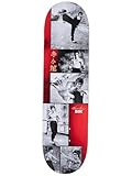 DGK Skateboards Legend Deck, Red Foil, 8.38 x 32.2 Inches, Wood, Popsicle Shape, Unisex-Adult