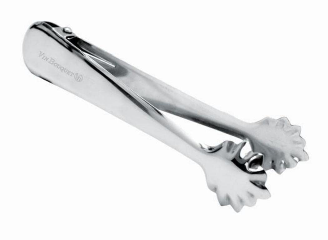 Vin Bouquet FIK 302 - Pinzas de hielo de Acero Inoxidable, plateado