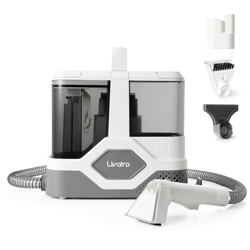 Livatro Aspiradora de Agua Tapicería, 600W 16kPa Limpiador de Tapicerías, 2,3L Depósito, Limpieza de Sofás con Función de Autolimpieza, Lava Aspiradora para Alfombras, Moquetas, Tapicería y Coche Livatro Aspiradora de Agua Tapicería, 600W 16kPa Limpiador de Tapicerías, 2,3L Depósito, Limpieza de Sofás con Función de Autolimpieza, Lava Aspiradora para Alfombras, Moquetas, Tapicería y Coche