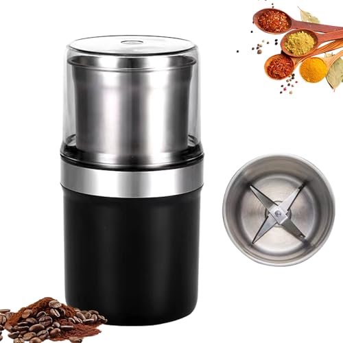 Voltix Electric Multi-Use Cup Grinder – Large Capacity Stainless Steel, High-Power Motor and...