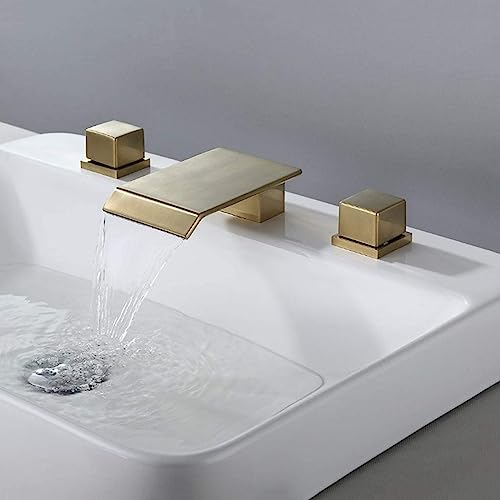 Robinet cascade pour lavabo en laiton noir chic et durable