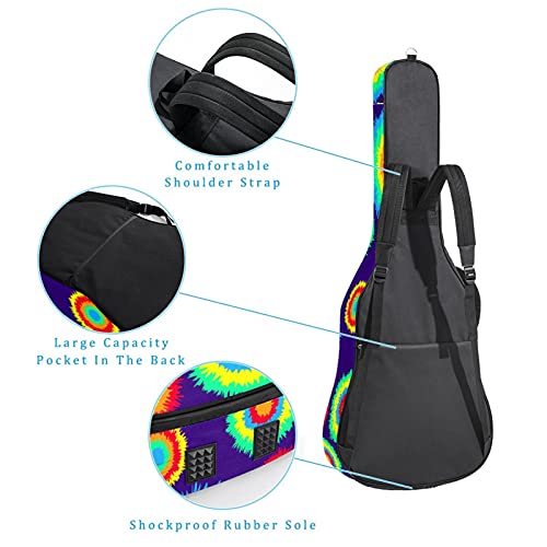 Housse guitare folk violette idéale pour les répétitions et trajets urbains - 3